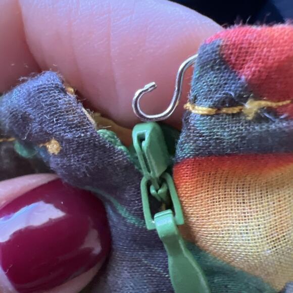 MAEVE Anthropologie 8 Multicolor Summer Oranges Orchard Cotton Maxi Skirt V12 - Picture 9 of 10